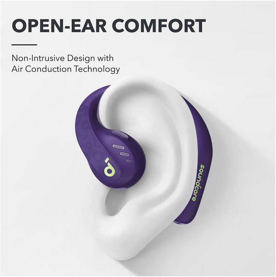 Ausinės Anker Soundcore AeroFit Pro, Violetinės spalvos