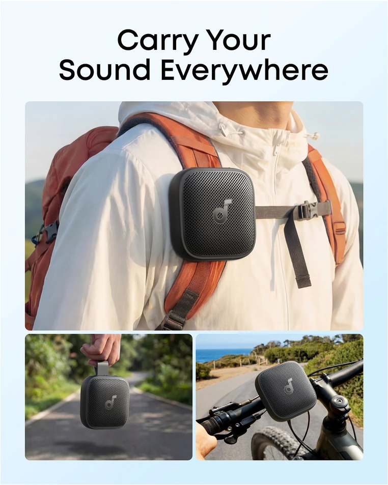 Anker „Soundcore Boom Go 3i“ Juoda