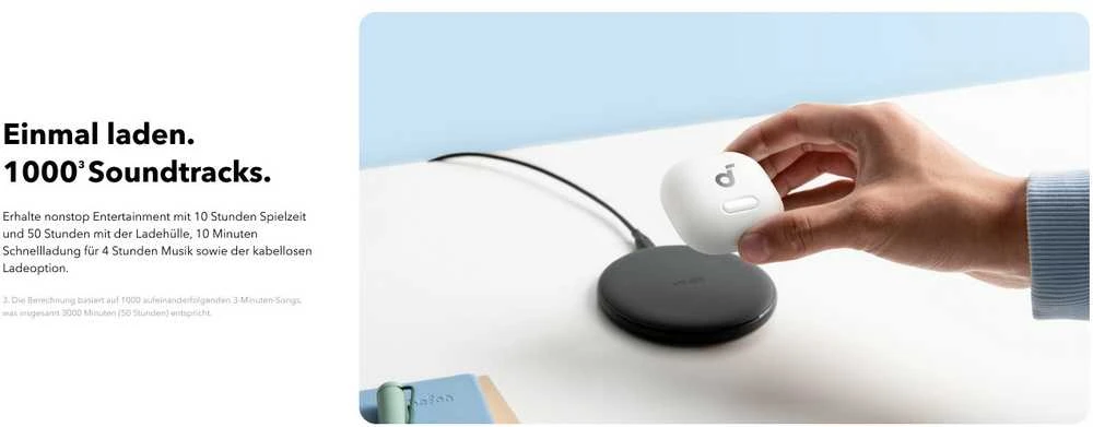 Belaidės ausinės Anker Soundcore Liberty 4 NC, Baltos