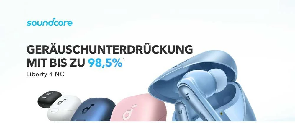 Belaidės ausinės Anker Soundcore Liberty 4 NC, Juodos