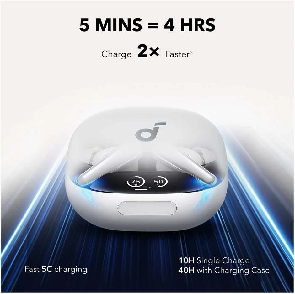 Ausinės Anker Soundcore Liberty 4 Pro, Baltos spalvos