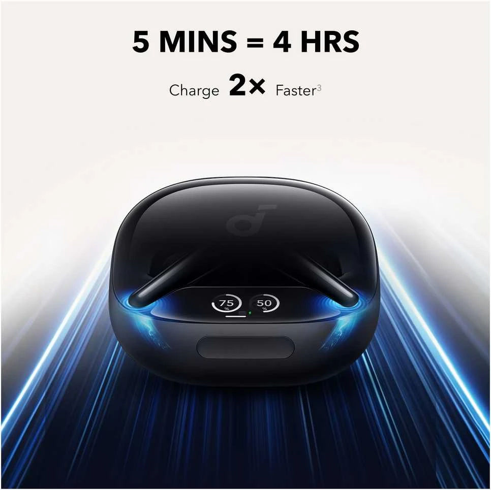 Ausinės Anker Soundcore Liberty 4 Pro, Juodos spalvos