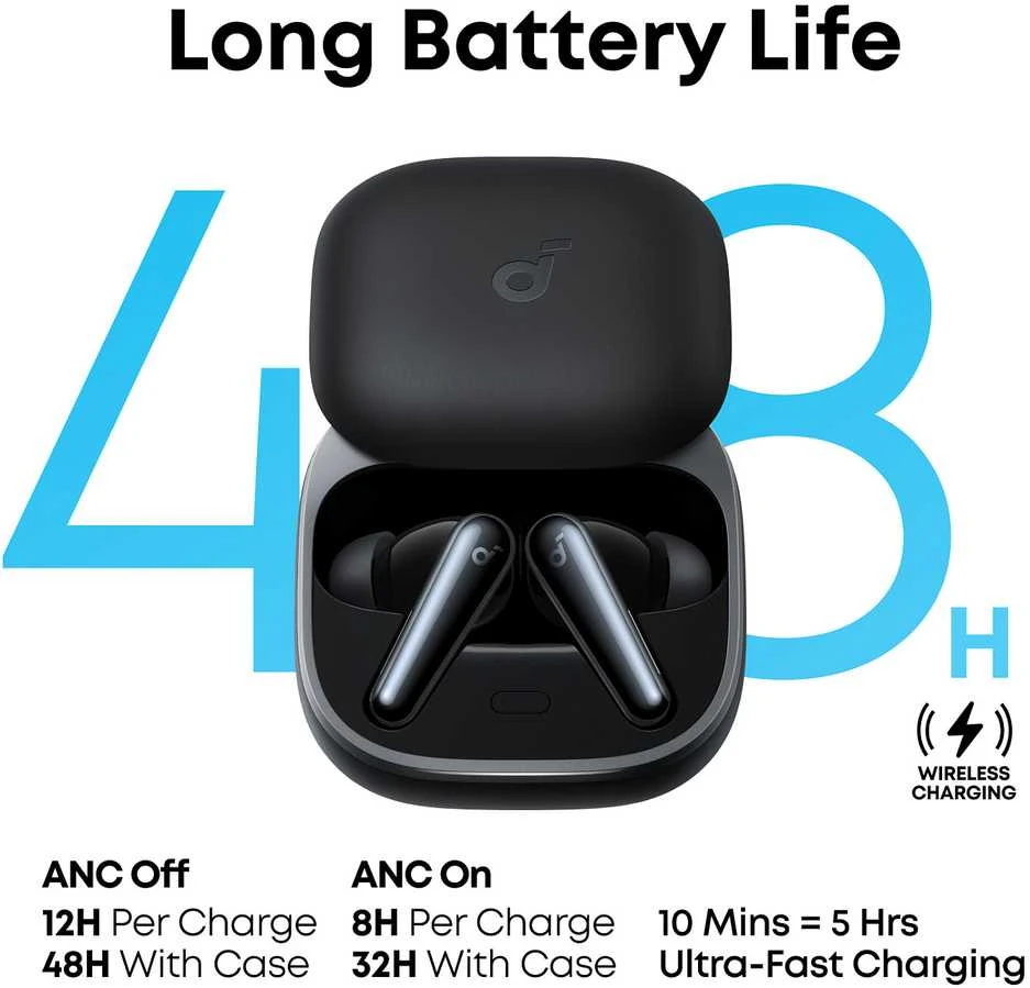 Belaidės ausinės Anker Soundcore Liberty 5, juodos, modelis