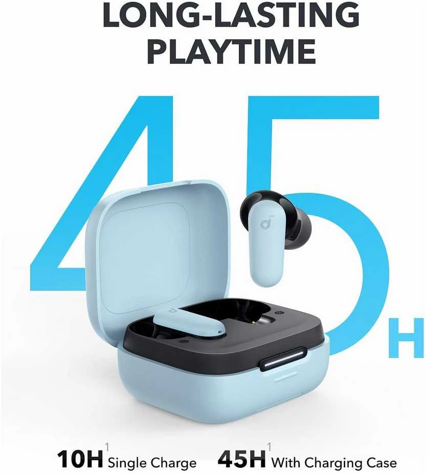 Ausinės Anker Soundcore P30i, Mėlynos