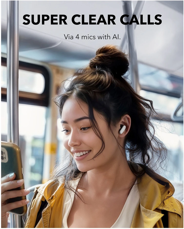 Anker Ausinės – „Soundcore R60i“ baltos