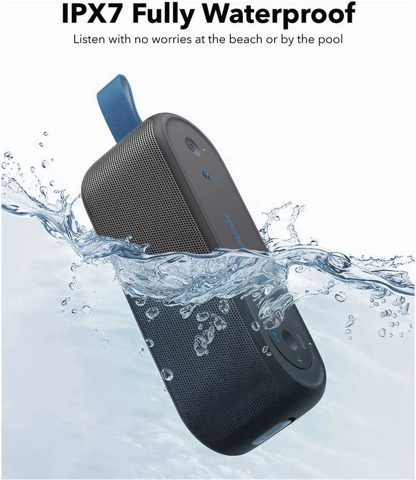 Nešiojama kolonėlė Anker Soundcore Select 3, Juodos spalvos