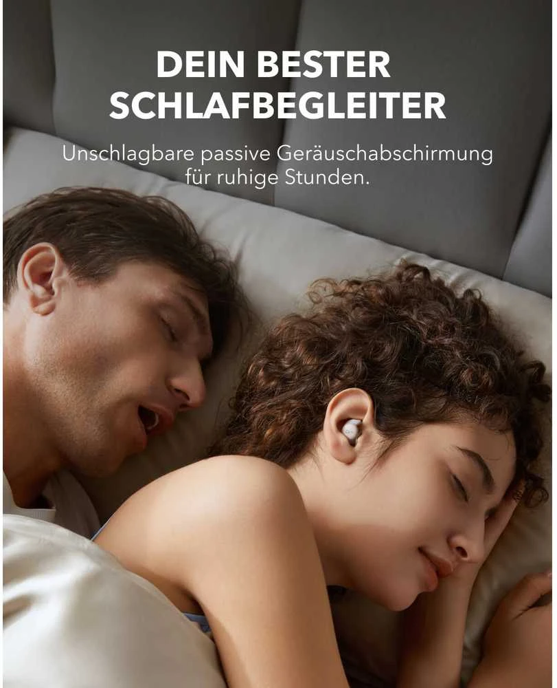 Ausinės Anker Soundcore Sleep A20, Baltos spalvos