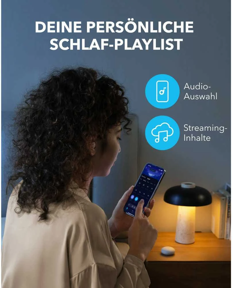 Ausinės Anker Soundcore Sleep A20, Baltos spalvos