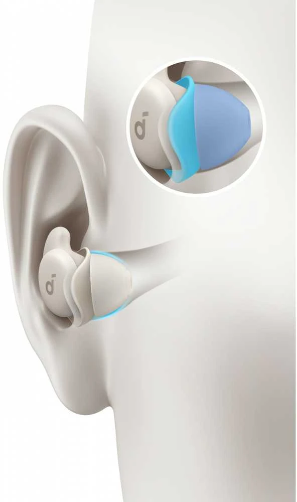 Ausinės Anker Soundcore Sleep A20, Baltos spalvos