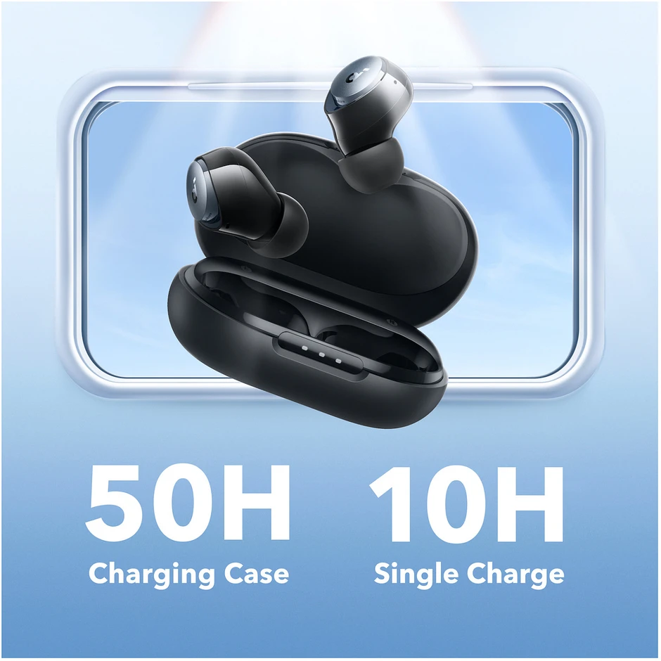 Ausinės Anker Soundcore Space A40, Juodos