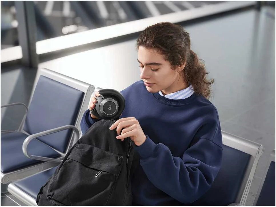 Ausinės Anker Soundcore Space One Pro, Juodos spalvos