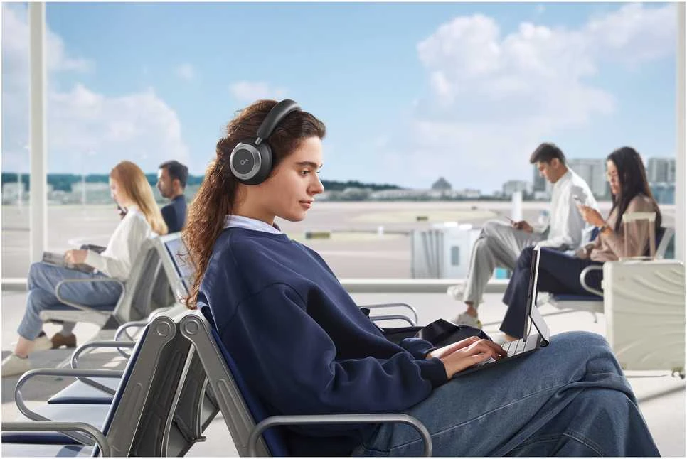 Ausinės Anker Soundcore Space One Pro, Juodos spalvos