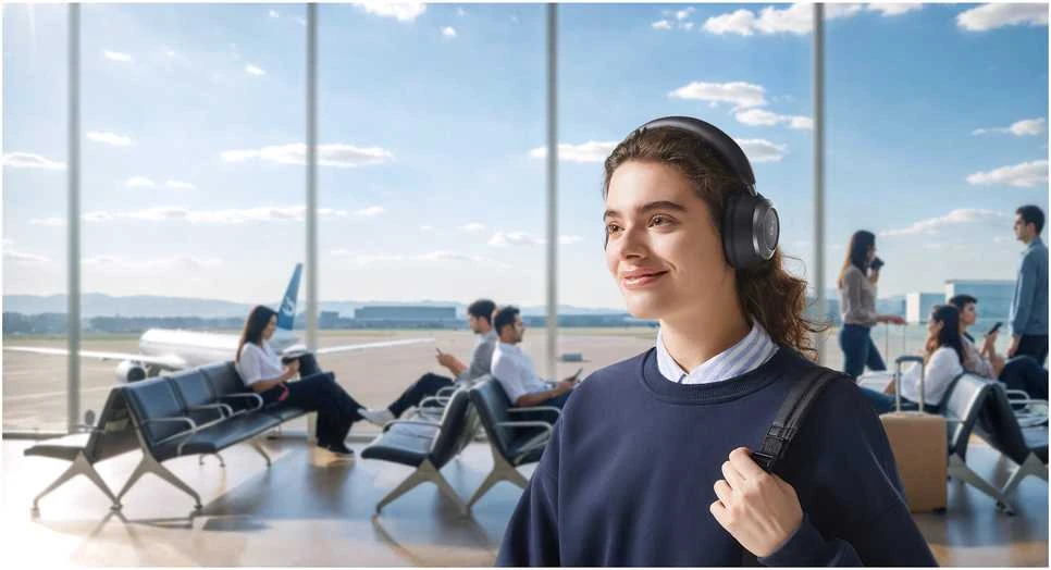 Ausinės Anker Soundcore Space One Pro, Juodos spalvos