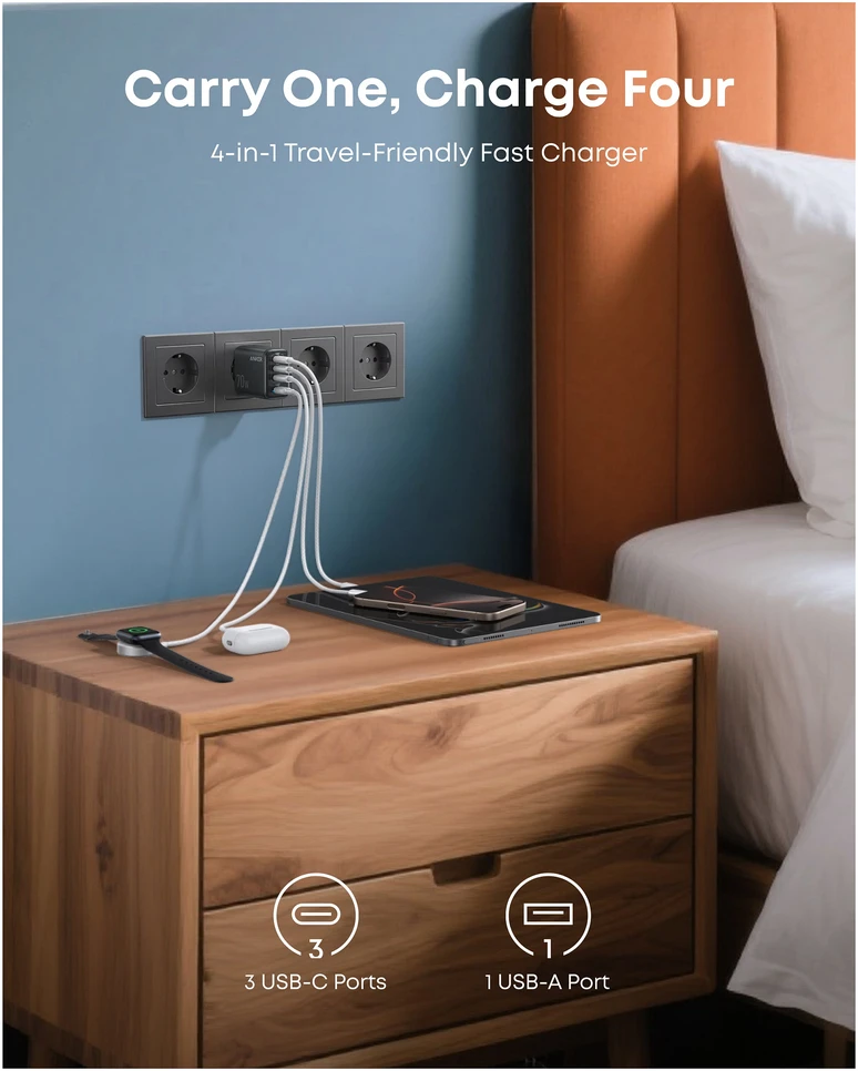 Anker | Charger | Zolo | Juodas