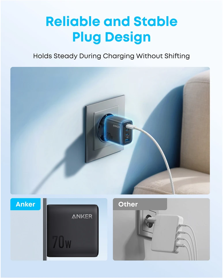 Anker | Charger | Zolo | Juodas