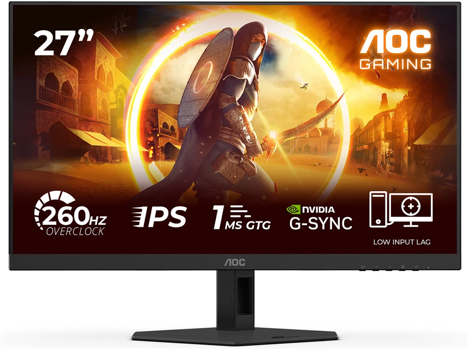 Monitorius AOC 24G4ZR - 260Hz OC | Full HD | Fast IPS | 23.8" | 0.3ms MPRT | HDR10