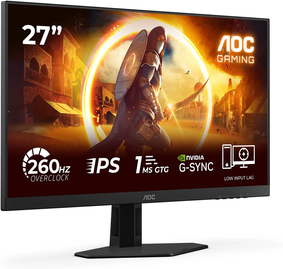 Monitorius AOC 24G4ZR - 260Hz OC | Full HD | Fast IPS | 23.8" | 0.3ms MPRT | HDR10