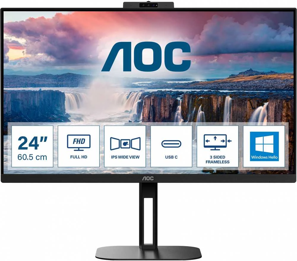 Monitorius AOC 24V5CW/BK 23.8"