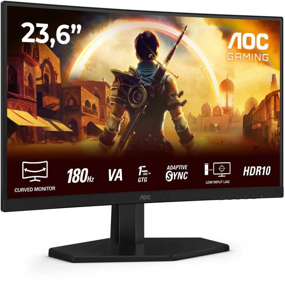 Žaidimų monitorius AOC C24G42E 23,6''  /FHD VA Curved /16:9 HDMI/DP 180Hz 1ms Sync