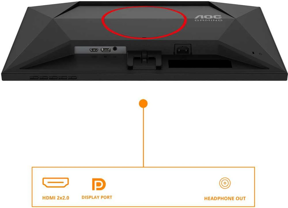 Žaidimų monitorius AOC 24G4HRE 23,8''/  Fast IPS | FHD | 16:9 | 200 Hz | 0.5 ms | 1920 x 1080 pikselių | 300 cd/m² | HDMI jungtys quantity 2