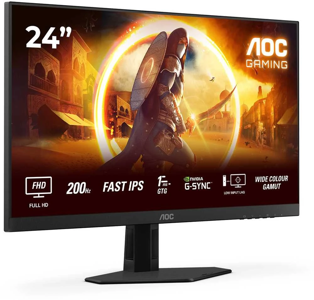 AOC Q24G4RE 23,8 colio greitas IPS QHD 180 Hz 300 cd/m2 1 ms HDMI2.0 DP1.4