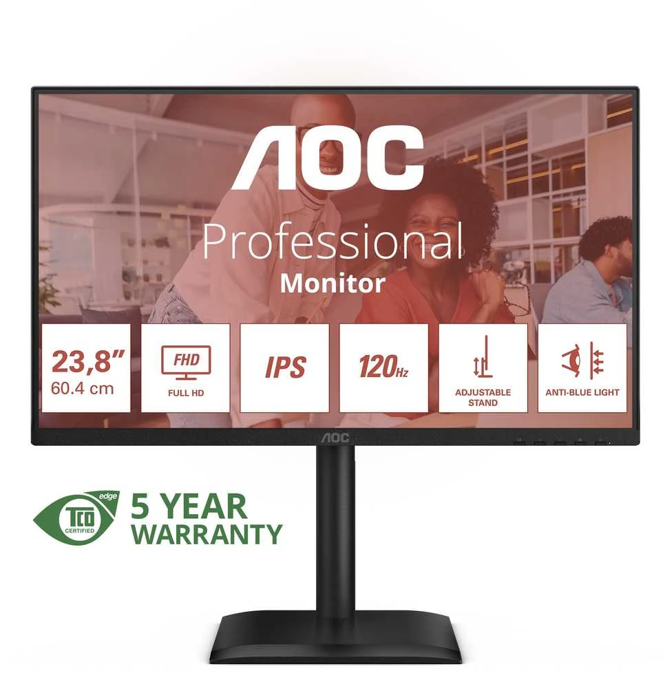 Monitorius AOC 24E4U - 120Hz | Full HD | IPS | 24''