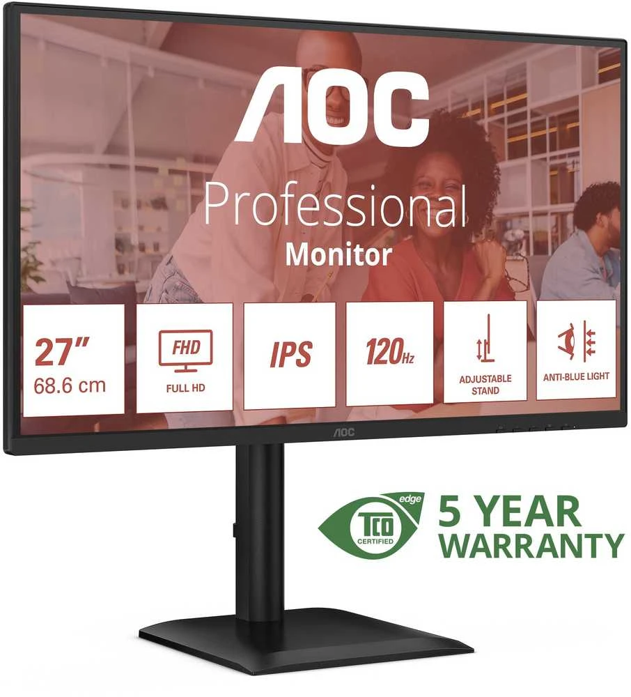 Monitorius AOC 27E4U - 120Hz | Full HD | IPS | 27''