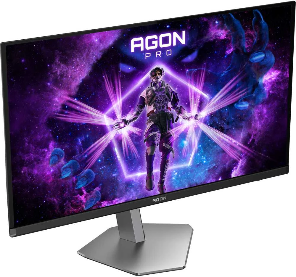 Monitorius AOC AG276UZD 27 colių QD - OLED UHD 240Hz 0.03ms HDMI2.1x2 DP2.1 USB3.2x2 Garsiakalbiai Pivot