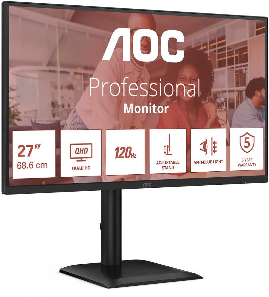 Monitorius AOC Q27E4U - 120Hz | QHD | IPS | 27"