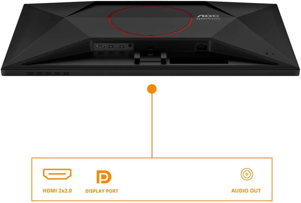 Žaidimų monitorius AOC Q27G42XNE /27 col/Fast VA/QHD 2560x1440/180 Hz/300 cd/m²/garsiakalbiai 2 W x 2 /juodos spalvos