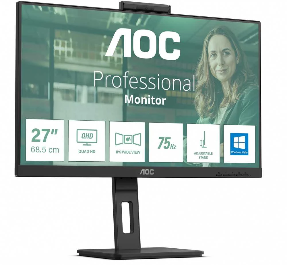 Monitorius AOC Q27P3CW | 27" IPS 2560x1440