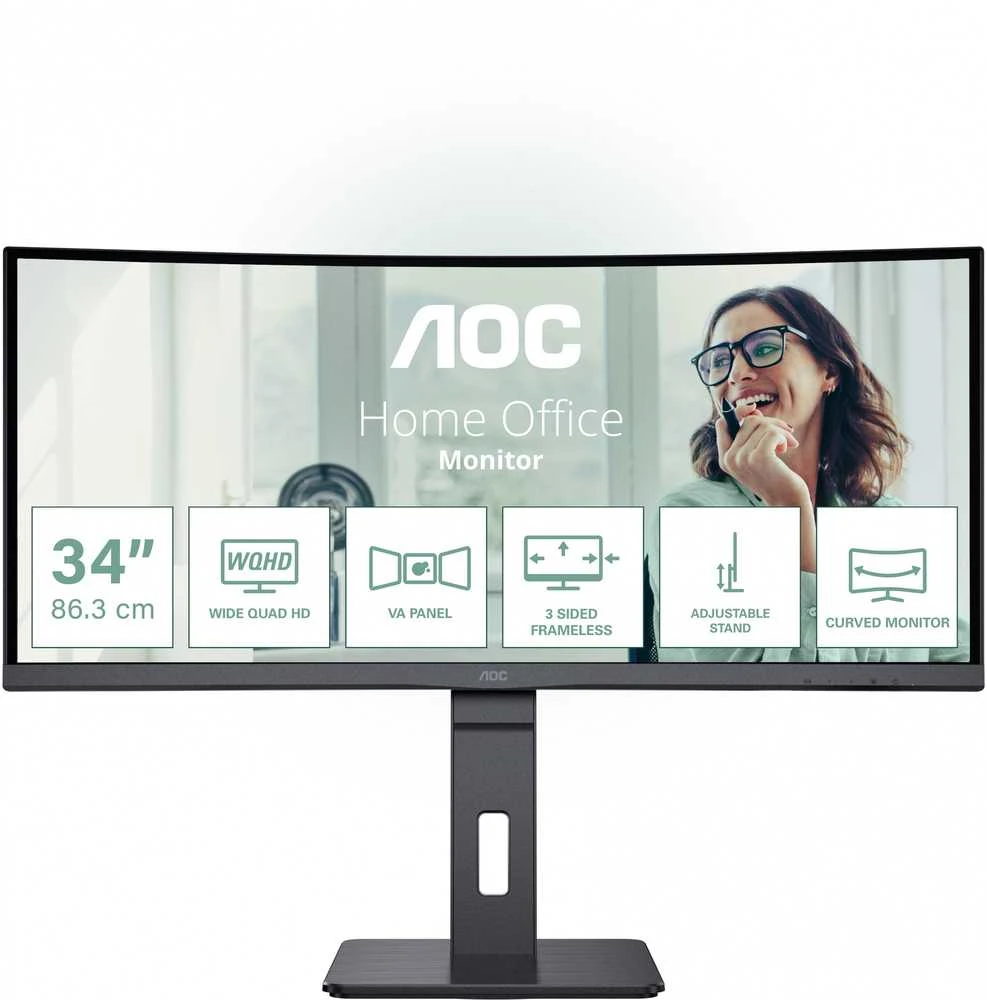 Monitorius AOC CU34P3CV