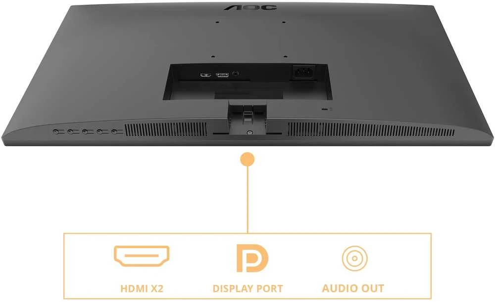 Monitorius AOC U27B3M, 27", VA, 3840 x 2160, 60 Hz, 4 ms