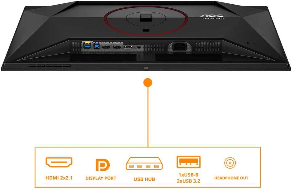 Monitorius AOC | Q27G4SDR | 27 " | QD-OLED | QHD | 16:9 | 360 Hz | 0.03 ms | 2560 x 1440 pikselių | 1000 cd/m² | HDMI jungtys quantity 2 | Juodas