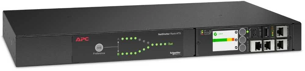 APC RACK ATS, 230V, 10A, C14 IN, (12) C13 OUT