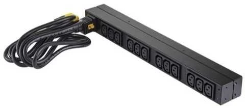 APC RACK PDU, BASIC, 1U, 16A, 208/230V, (12)C13