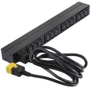 APC RACK PDU, BASIC, 1U, 16A, 208/230V, (12)C13