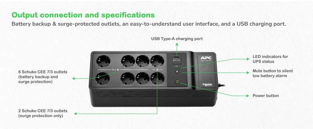 APC Back BE500G2-GR