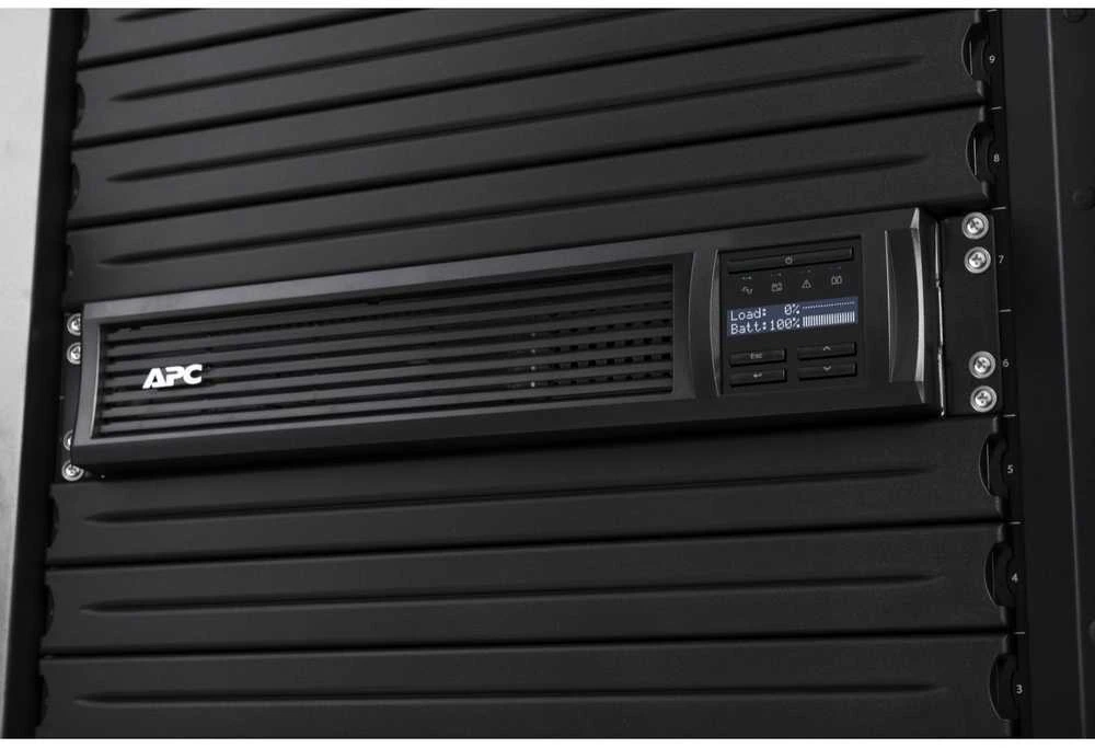 APC SMART-UPS 750VA LCD RM 2U 230V SU TINKLO KORTELĖ
