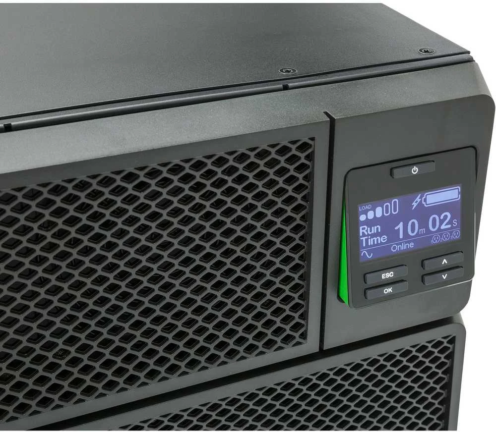 APC Smart-UPS On-Line nepertraukiamo maitinimo resursai (UPS) Dviguba konversija (prisijungus) 6000 VA 6000 W 10 AC išvestis(ys / čių)