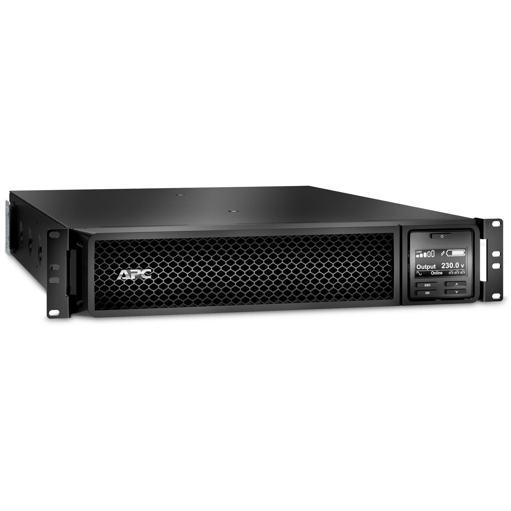 APC Smart-UPS On-Line Dviguba konversija (prisijungus) 2200 VA 1980 W 10 AC išvestis(ys / čių)