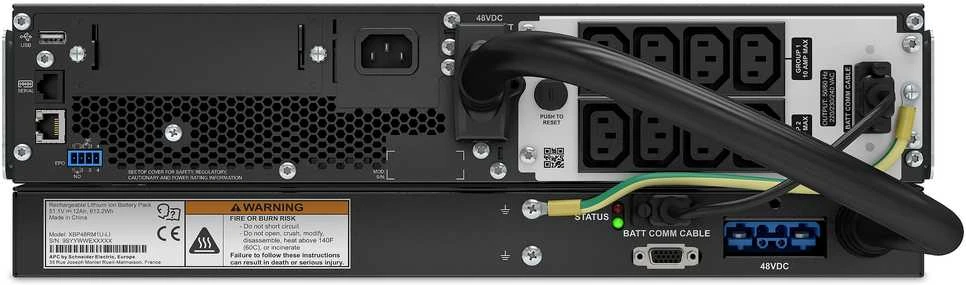 APC nešiojamas nepertraukiamo maitinimo šaltinis „Smart-UPS SRT Li-Ion 1000VA RM 230V“