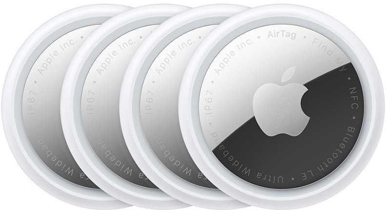 Apple Airtag 4 Pack – Baltos spalvos