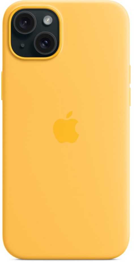 APPLE SILIKONINIS DĖKLAS MWNF3ZM/A IPHONE 15 PLUS SUNSHINE ATIDARYTA PAKUOTĖ