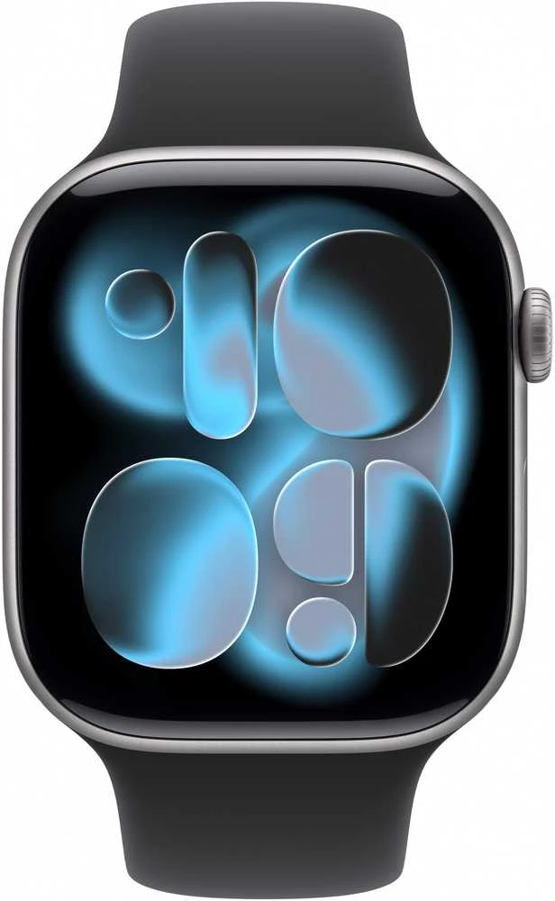 Išmanusis laikrodis Apple Watch 11 GPS + Cellular 46mm Kosminė pilka Alu Sportinė apyrankė M/L Violetinė (MFCA4ZR/A)