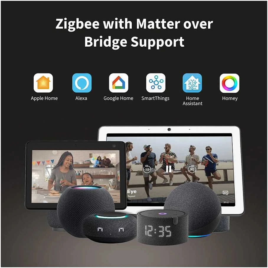 Aqara Ekranas Switch V1 Išmanus 2 kanalų zigbee, Bluetooth jungiklis (WS-K02D)