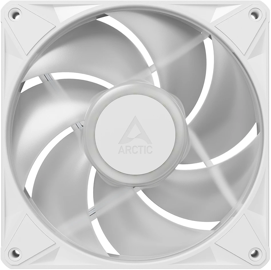 Arctic Cooling ARCTIC BioniX P14 A-RGB (balta) 140 mm PWM ventiliatorius su grandinine jungtimi, ventiliatorius, 14 cm, 400 RPM, 2500 RPM, 186 m³/h, balta