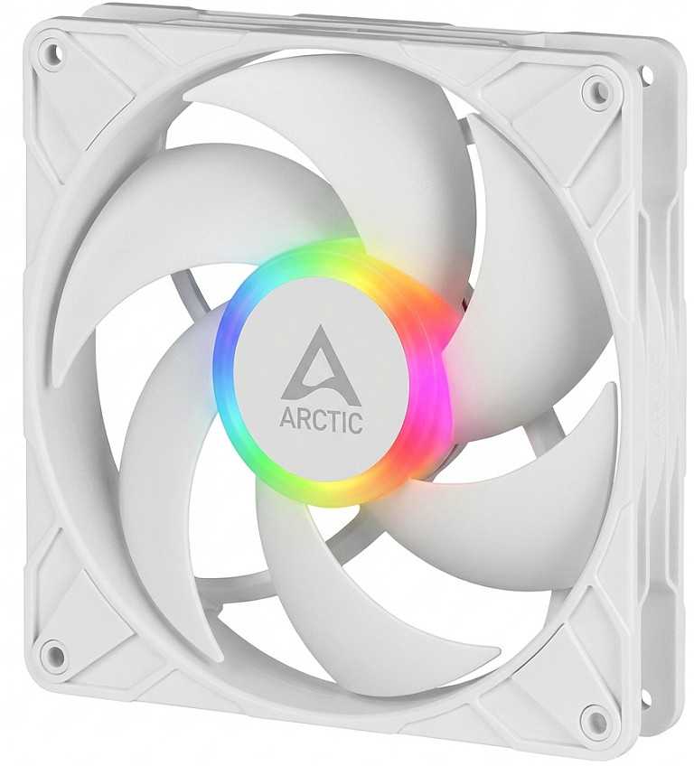 ARCTIC P14 Pro atvirkštinis A-RGB PWM ventiliatorius – 140 mm, baltas, 3 vnt. pakuotėje