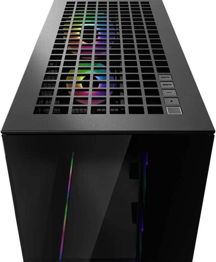 ARCTIC Xtender PC-kompiuterio korpusas, Midi-Tower, E-ATX, RGB, Tempered Glass – juodos spalvos