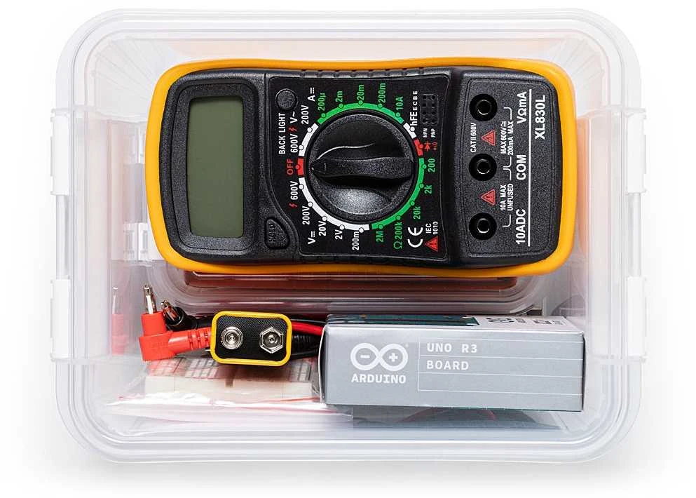 Arduino Student Kit EN - rinkinys, skirtas mokytis elektronikos ir programavimo
